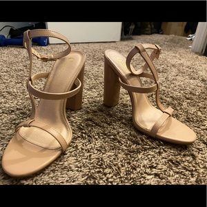 Brand new nude heels